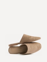 Linzi Natural Blake Open Back Mules - Image 5 of 5