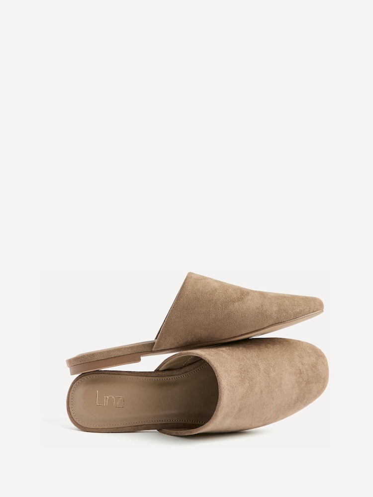 Linzi Natural Blake Open Back Mules - Image 5 of 5 Linzi Natural Blake Open Back Mules - Image 5 of 5