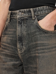 AllSaints Brown Rivet Slouch Jeans - Image 3 of 8