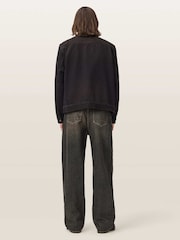 AllSaints Brown Rivet Slouch Jeans - Image 7 of 8