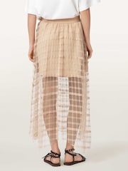 AllSaints Pink Celia Skirt - Image 3 of 5