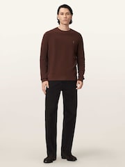 AllSaints Brown Aspen Crew Jumper - Image 2 of 6