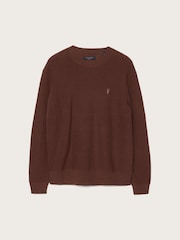 AllSaints Brown Aspen Crew Jumper - Image 6 of 6