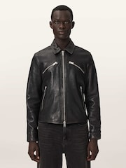 AllSaints Black Verdi Jacket - Image 3 of 7