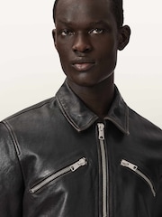 AllSaints Black Verdi Jacket - Image 6 of 7