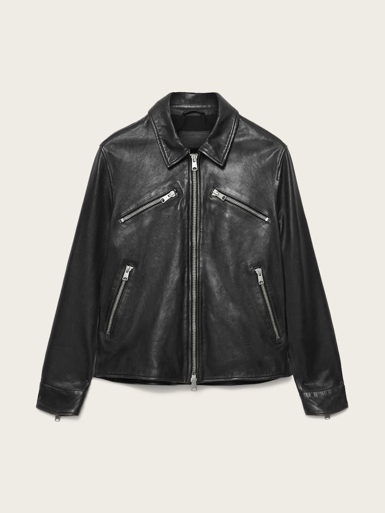 AllSaints Black Verdi Jacket - Image 7 of 7 AllSaints Black Verdi Jacket - Image 7 of 7