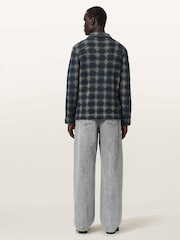 AllSaints Grey Rivet Slouch Jeans - Image 6 of 8