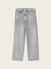 AllSaints Grey Rivet Slouch Jeans - Image 8 of 8