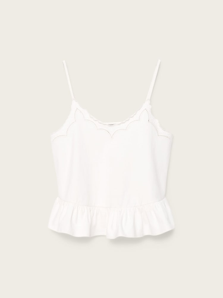 AllSaints White Georgia Cami - Image 6 of 6