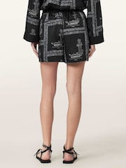 AllSaints Black Lettie Shorts - Image 2 of 6