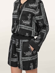AllSaints Black Lettie Shorts - Image 6 of 6