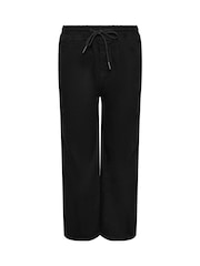 PixieGirl Petite Black Blk Pull On 100% Cotton Cargo Jeans - Image 5 of 5