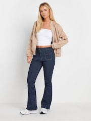 PixieGirl Petite Blue Indigo Patch Pkt Kick Flare Jean - Image 2 of 5