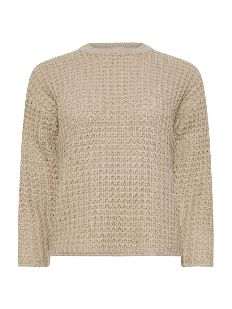 PixieGirl Petite Natural Waffle Knit Jumper - Image 5 of 5