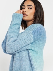 PixieGirl Petite Blue Ombre Jumper - Image 4 of 5