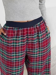 PixieGirl Petite Red Check Pyjamas Trousers - Image 4 of 5