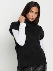 PixieGirl Petite Colete com gola alta Vest - Imagem 1 de 5