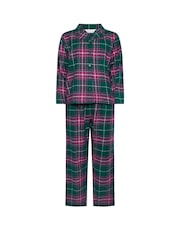 PixieGirl Petite Pink 100% Cotton Check Pyjamas Set - Image 6 of 6