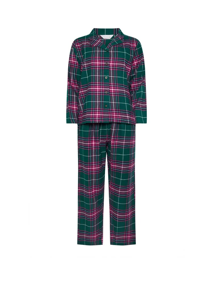 PixieGirl Petite Pink 100% Cotton Check Pyjamas Set - Image 6 of 6