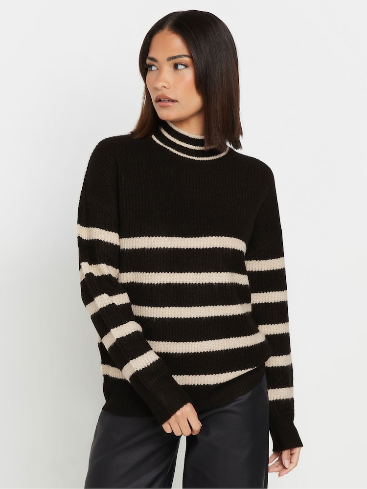 PixieGirl Petite Black Stripe Jumper - Image 1 of 5