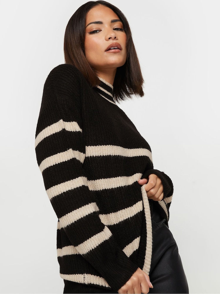 PixieGirl Petite Black Stripe Jumper - Image 2 of 5