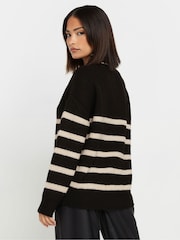 PixieGirl Petite Black Stripe Jumper - Image 4 of 5