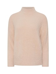PixieGirl Petite Pink Fluffy Crew Neck Jumper - Image 5 of 5