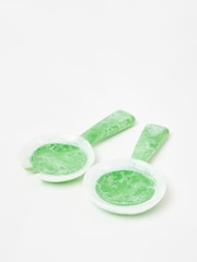 Oliver Bonas Green Rayos Resin Salad Servers - Image 2 of 3