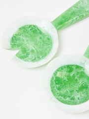 Oliver Bonas Green Rayos Resin Salad Servers - Image 3 of 3