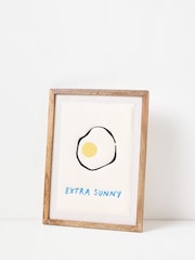 Oliver Bonas Multi Extra Sunny Embroidered Framed Wall Art - Image 2 of 4