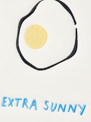 Oliver Bonas Multi Extra Sunny Embroidered Framed Wall Art - Image 3 of 4