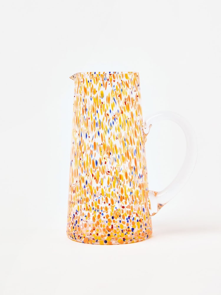 Oliver Bonas Multi Fiesta Glass Confetti Serving Jug - Image 2 of 4