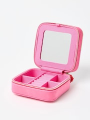 Oliver Bonas Square Love Embroidered Patchwork Square Jewellery Box - Image 2 of 4