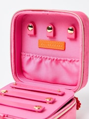 Oliver Bonas Square Love Embroidered Patchwork Square Jewellery Box - Image 3 of 4