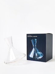 Oliver Bonas Clear Spinning Glass Wine Carafe - Image 1 of 4