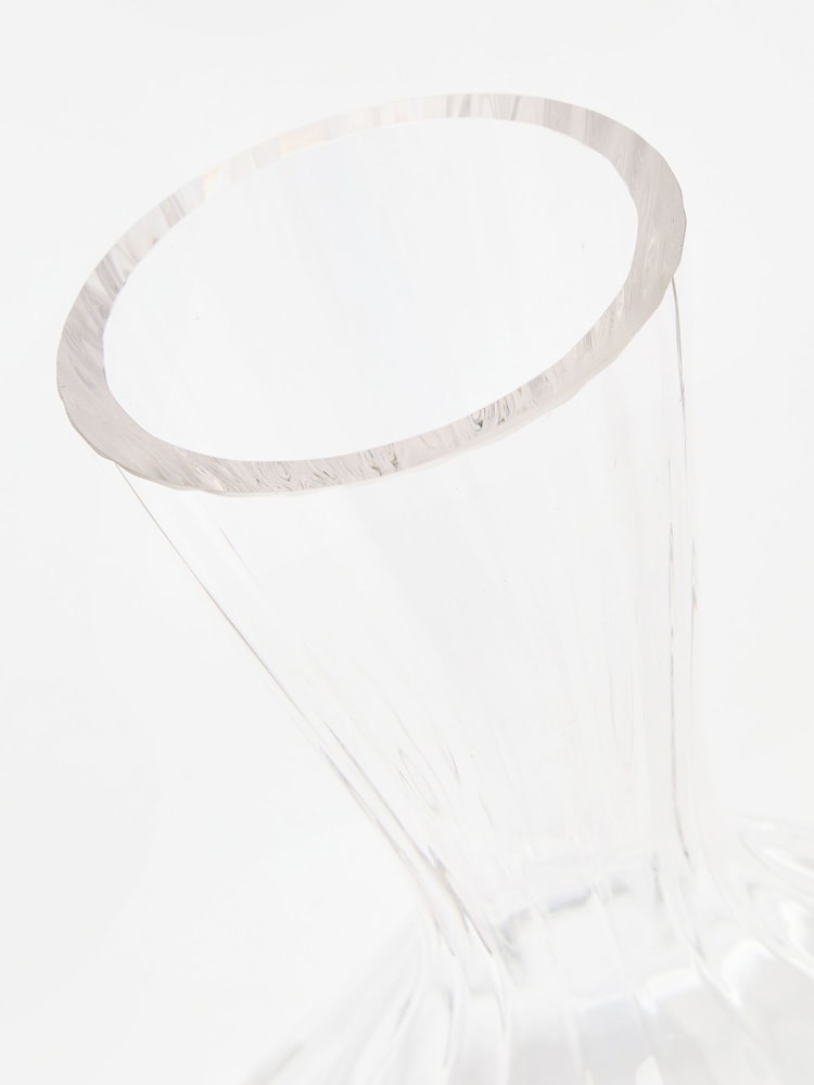 Oliver Bonas Clear Spinning Glass Wine Carafe - Image 4 of 4