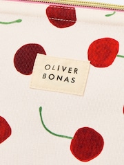 Oliver Bonas Red Cherries Make Up Bag - Image 3 of 4