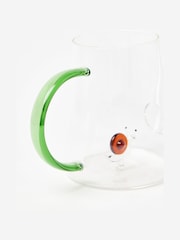 Oliver Bonas Clear Snail Glass Garden Watering Can - Image 4 of 4