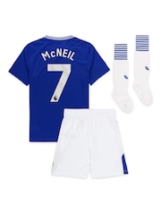 Castore Blue Everton Home Infant Kit 2024-25 with McNeil 7 Printing - Image 3 of 3