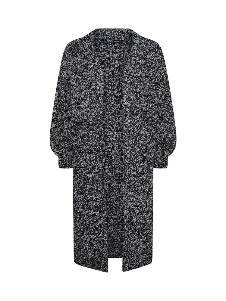 Yours Curve Black Hooded Longline Cardigan - Image 5 of 5
