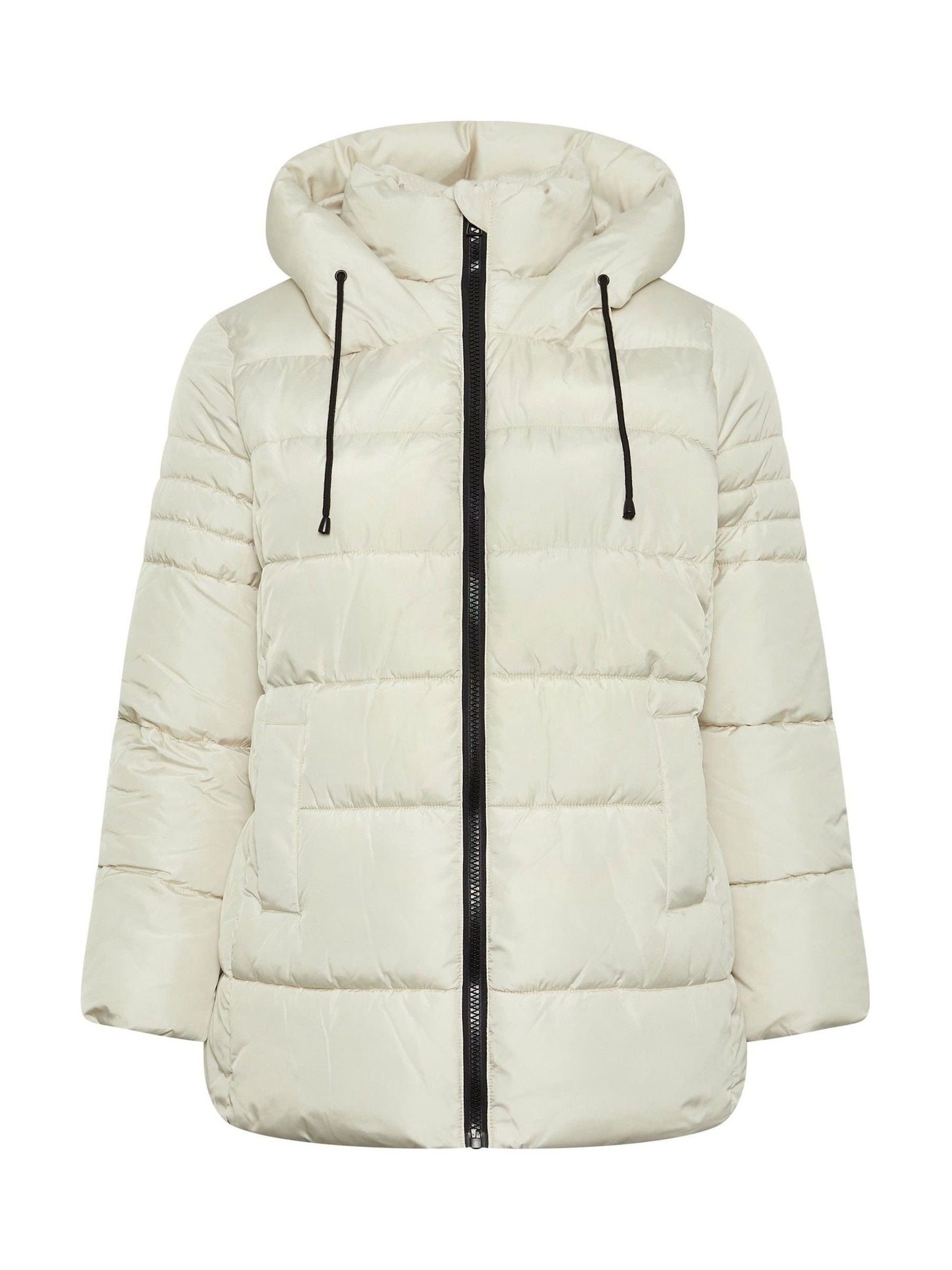 Przeglądaj Kremowy - Yours Curve Sporty Short Coat from Next
