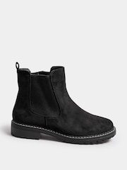 Yours Curve Black Extra-Wide Fit Casual Chelsea Boots - Image 2 of 4