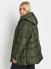 Yours Curve Green Sporty Short Coat - Image 2 of 5
