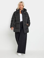 Yours Curve Black Sporty Short Coat - Image 2 of 5