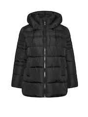 Yours Curve Black Sporty Short Coat - Image 5 of 5