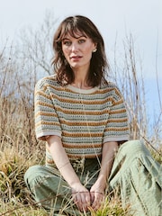 Yellow Beeble Knitted T-Shirt - Image 1 of 7