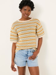 Yellow Beeble Knitted T-Shirt - Image 2 of 7