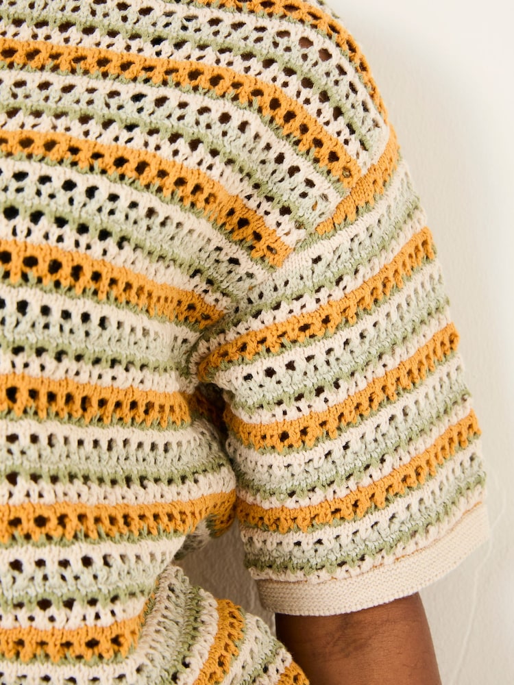 Yellow Beeble Knitted T-Shirt - Image 5 of 7