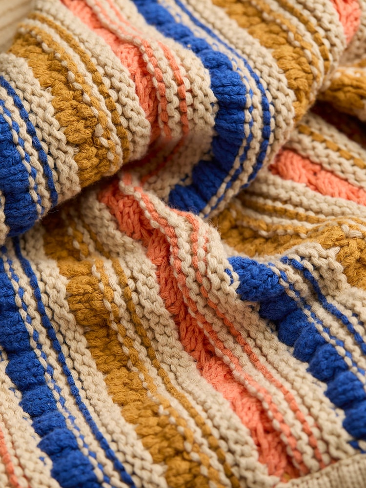 FatFace Textured Stripe Cardigan - Slika 6 iz 6