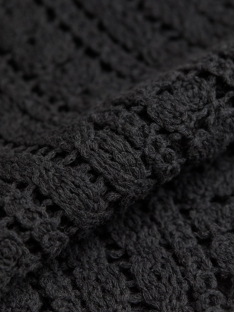 FatFace Florence Black Knitted Tank - Image 5 of 5